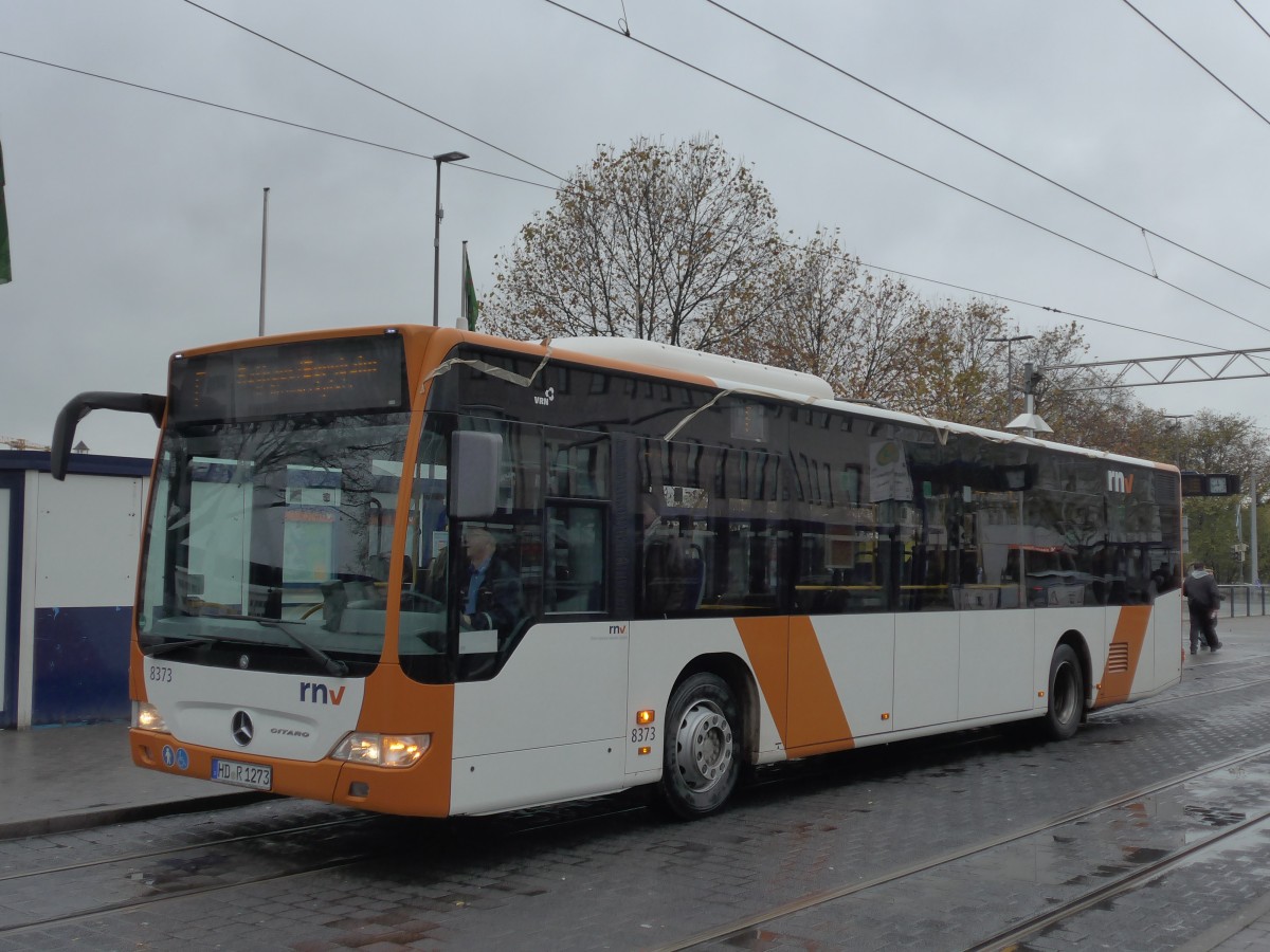 (156'534) - RNV Heidelberg - Nr. 8373/HD-R 1273 - Mercedes am 16. November 2014 beim Hauptbahnhof Heidelberg