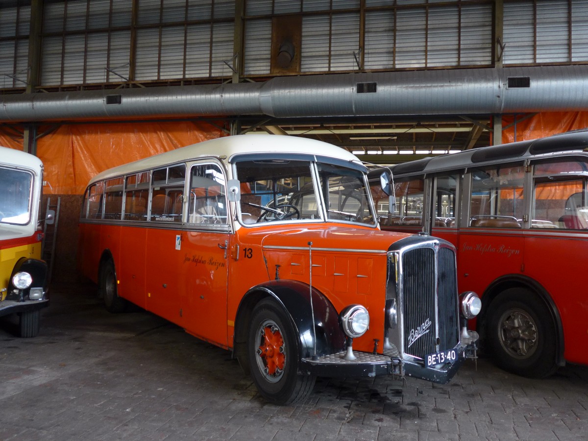 (156'905) - FRAM Drachten - Nr. 13/BE-13-40 - Berna/Lauber (ex Tlverbier, Verbier Nr. 4; ex Favre, St-Martin) am 20. November 2014 in Drachten, Autobusmuseum