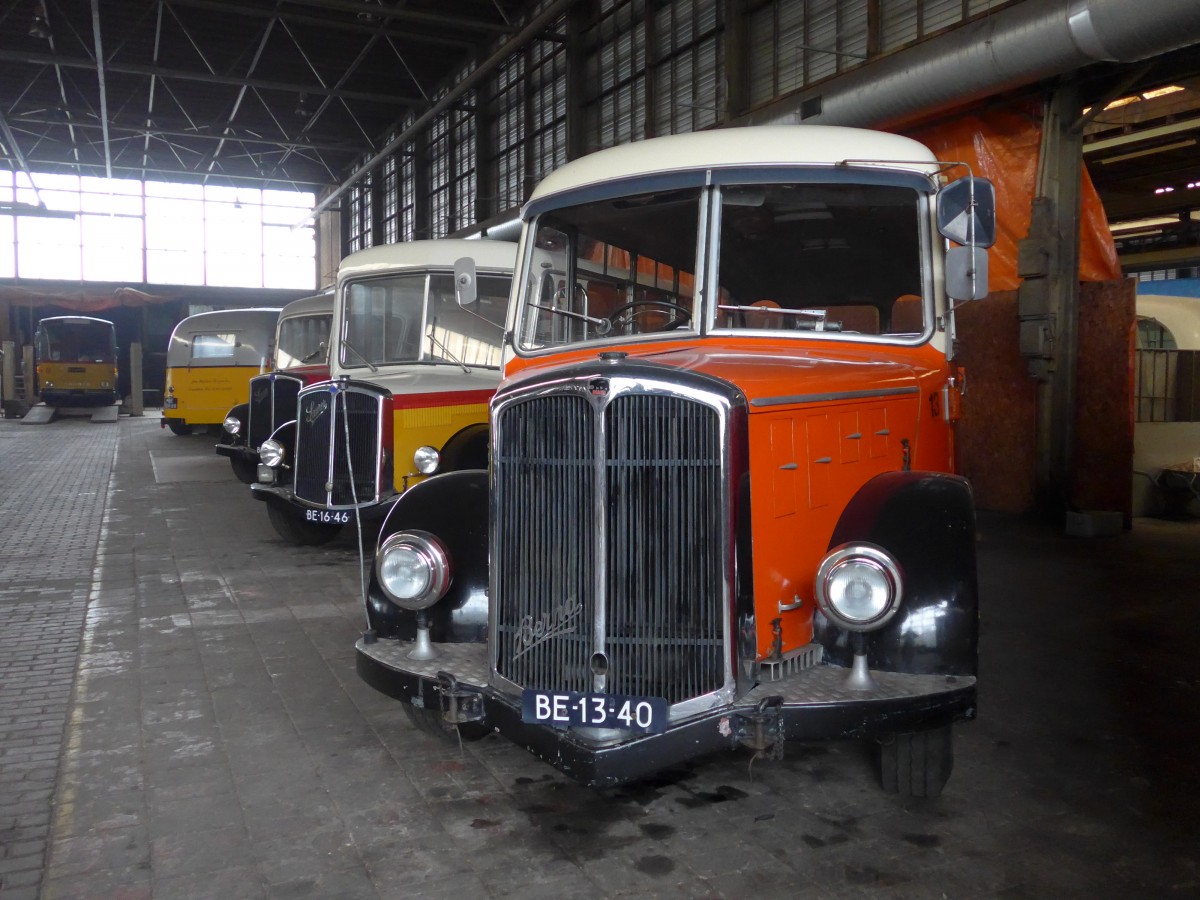 (156'909) - FRAM Drachten - Nr. 13/BE 13-40 - Berna/Lauber (ex Tlverbier, Verbier Nr. 4; ex Favre, St-Martin) am 20. November 2014 in Drachten, Autobusmuseum