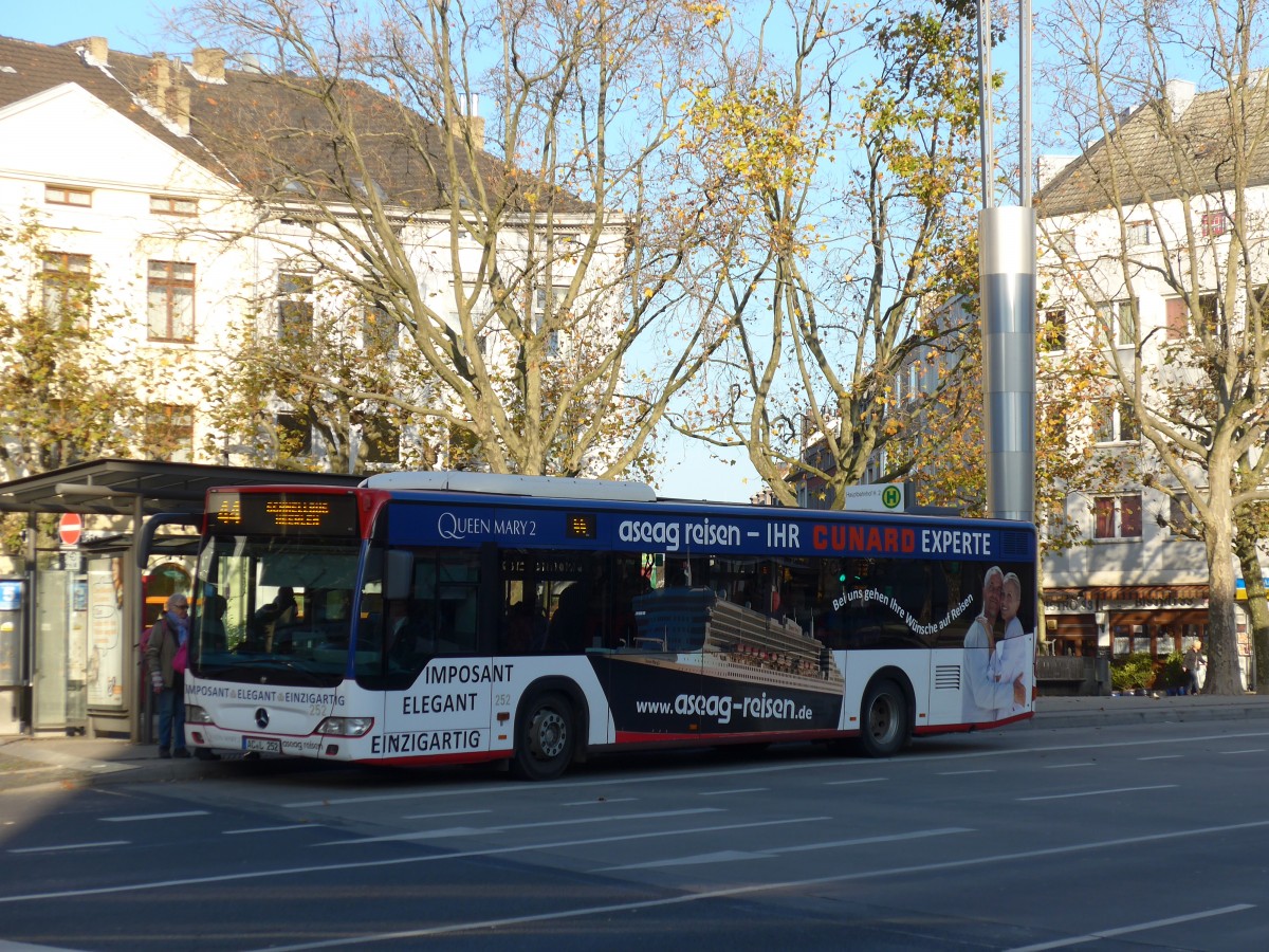 (157'234) - ASEAG Aachen - Nr. 252/AC-L 252 - Mercedes am 21. November 2014 beim Hauptbahnhof Aachen