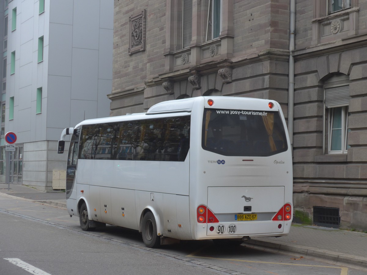 (157'467) - Josy, Strasbourg - 886 AZD 67 - Temsa am 23. November 2014 beim Hauptbahnhof Strasbourg