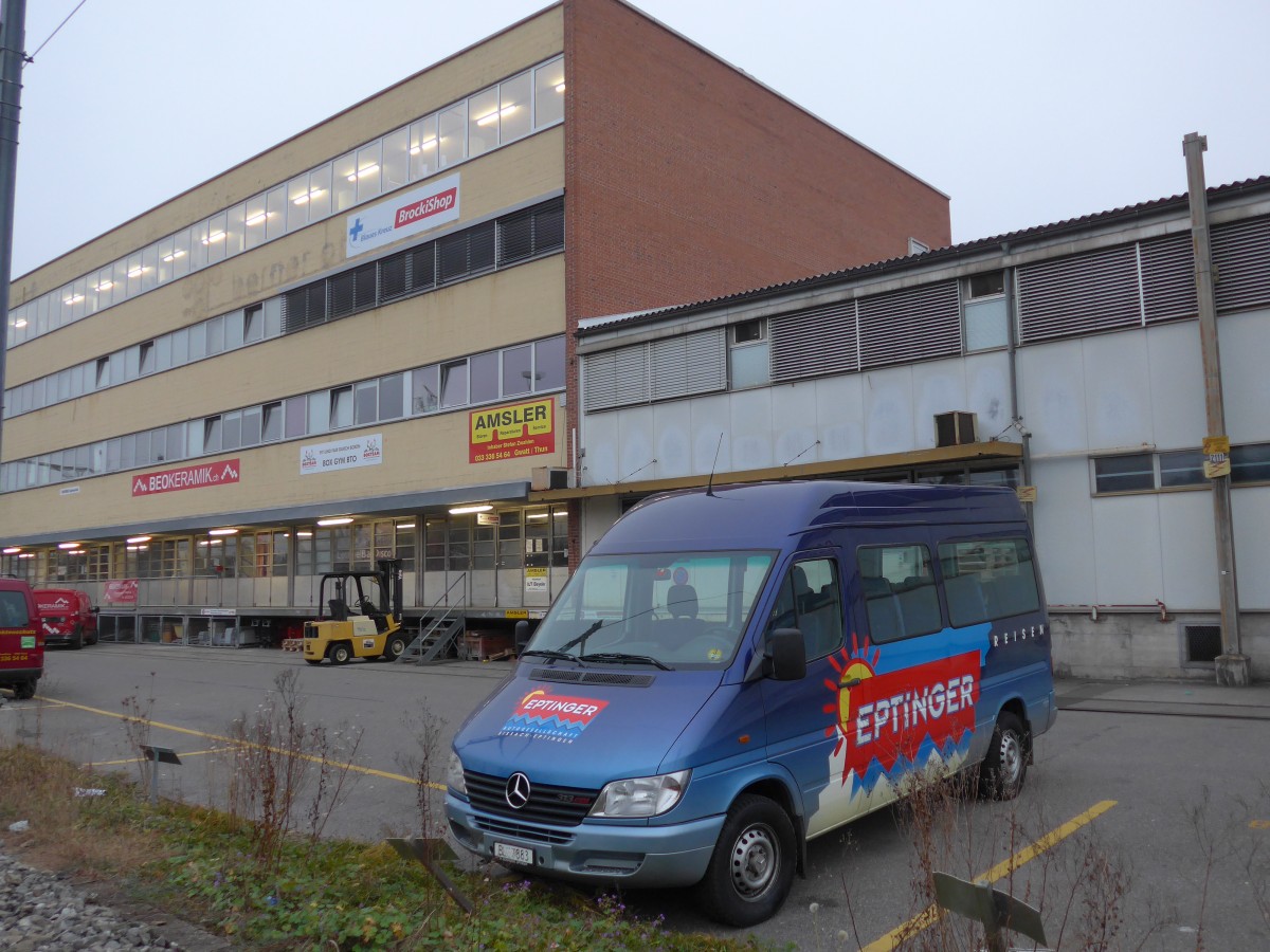 (157'584) - AGSE Eptingen - BL 7883 - Mercedes am 29. November 2014 in Thun, Rosenau