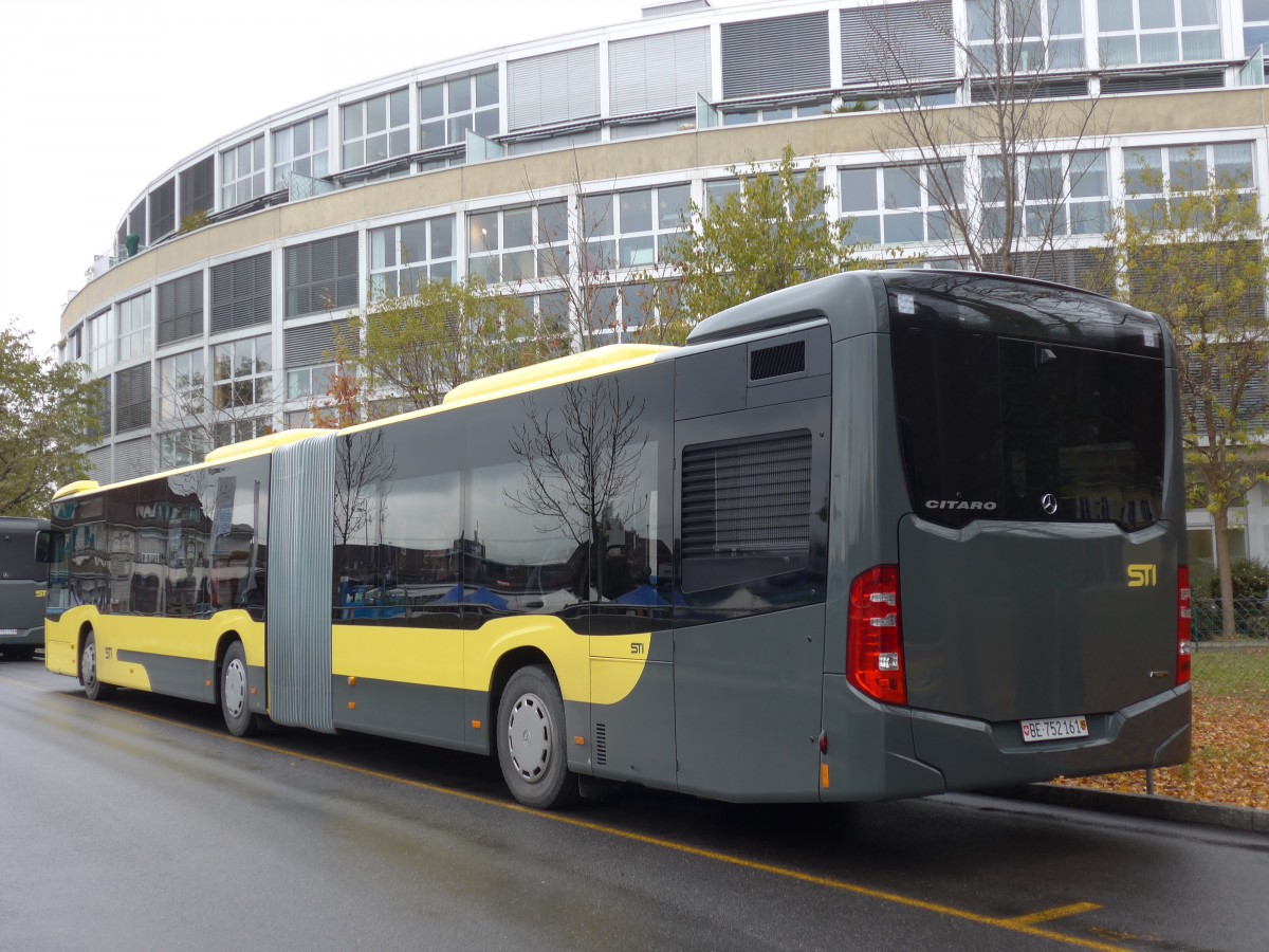 (157'598) - STI Thun - Nr. 161/BE 752'161 - Mercedes am 2. Dezember 2014 bei der Schifflndte Thun