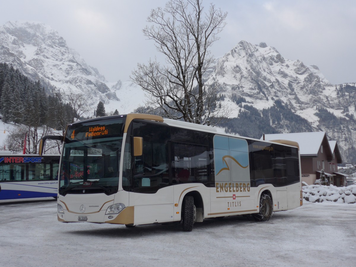 (157'923) - EAB Engelberg - Nr. 4/OW 10'265 - Mercedes am 26. Dezember 2014 in Engelberg, Titlisbahnen