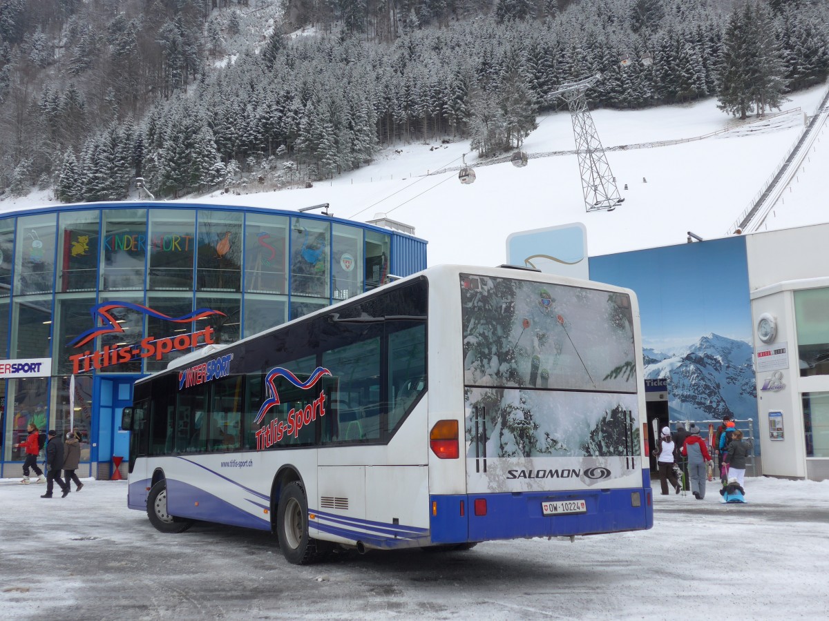 (157'950) - EAB Engelberg - Nr. 2/OW 10'224 - Mercedes (ex Nr. 6; ex TPL Lugano Nr. 11) am 26. Dezember 2014 in Engelberg, Titlisbahnen