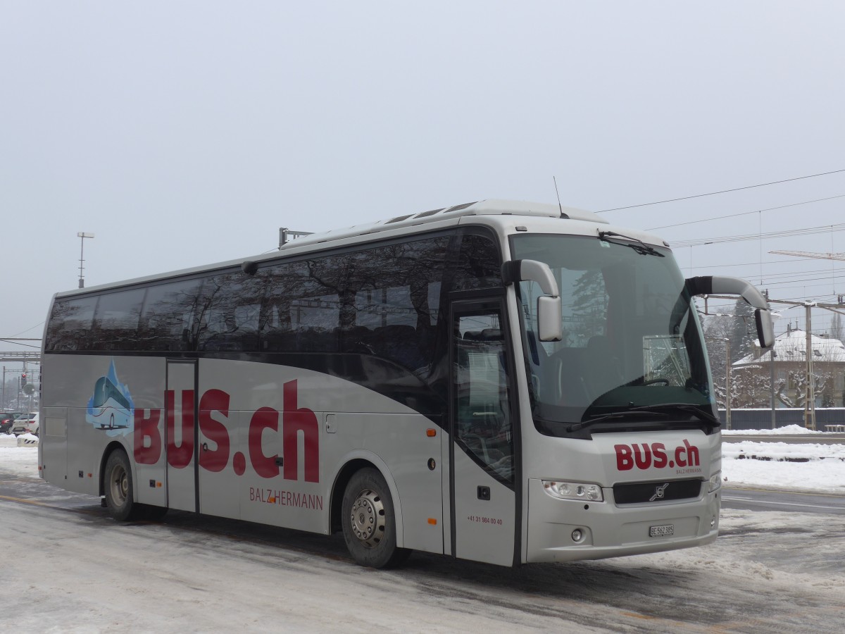 (158'112) - Hermann, Niederwangen - BE 562'385 - Volvo am 2. Januar 2015 in Thun, CarTerminal