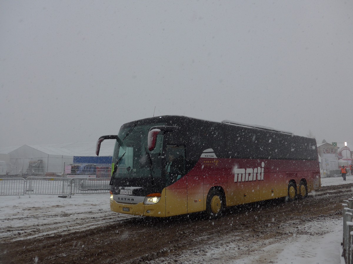 (158'255) - Marti, Kallnach - Nr. 19/BE 572'219 - Setra am 11. Januar 2015 in Adelboden, Weltcup