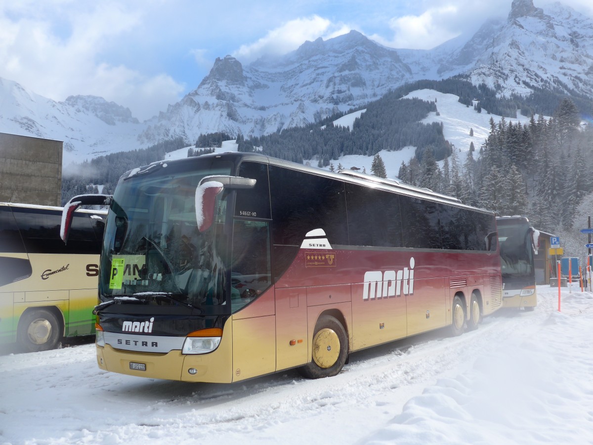 (158'283) - Marti, Kallnach - Nr. 22/BE 572'222 - Setra am 11. Januar 2015 in Adelboden, Mineralquelle