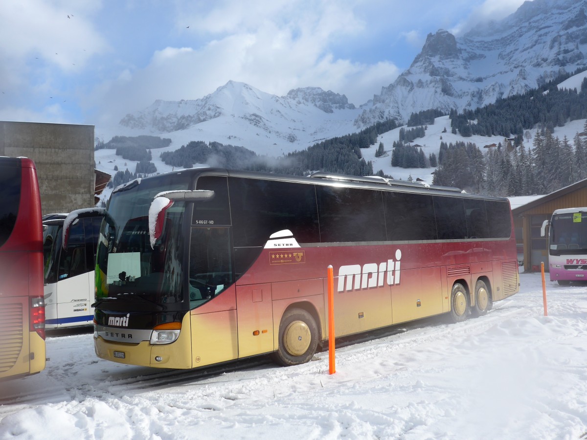 (158'284) - Marti, Kallnach - Nr. 19/BE 572'219 - Setra am 11. Januar 2015 in Adelboden, Mineralquelle