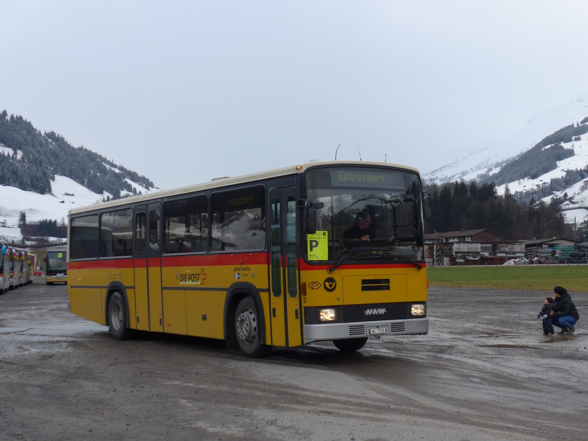 (158'377) - Tschannen, Zofingen - Nr. 2/AG 7755 - NAW/Lauber am 11. Januar 2015 in Frutigen, Flugplatz