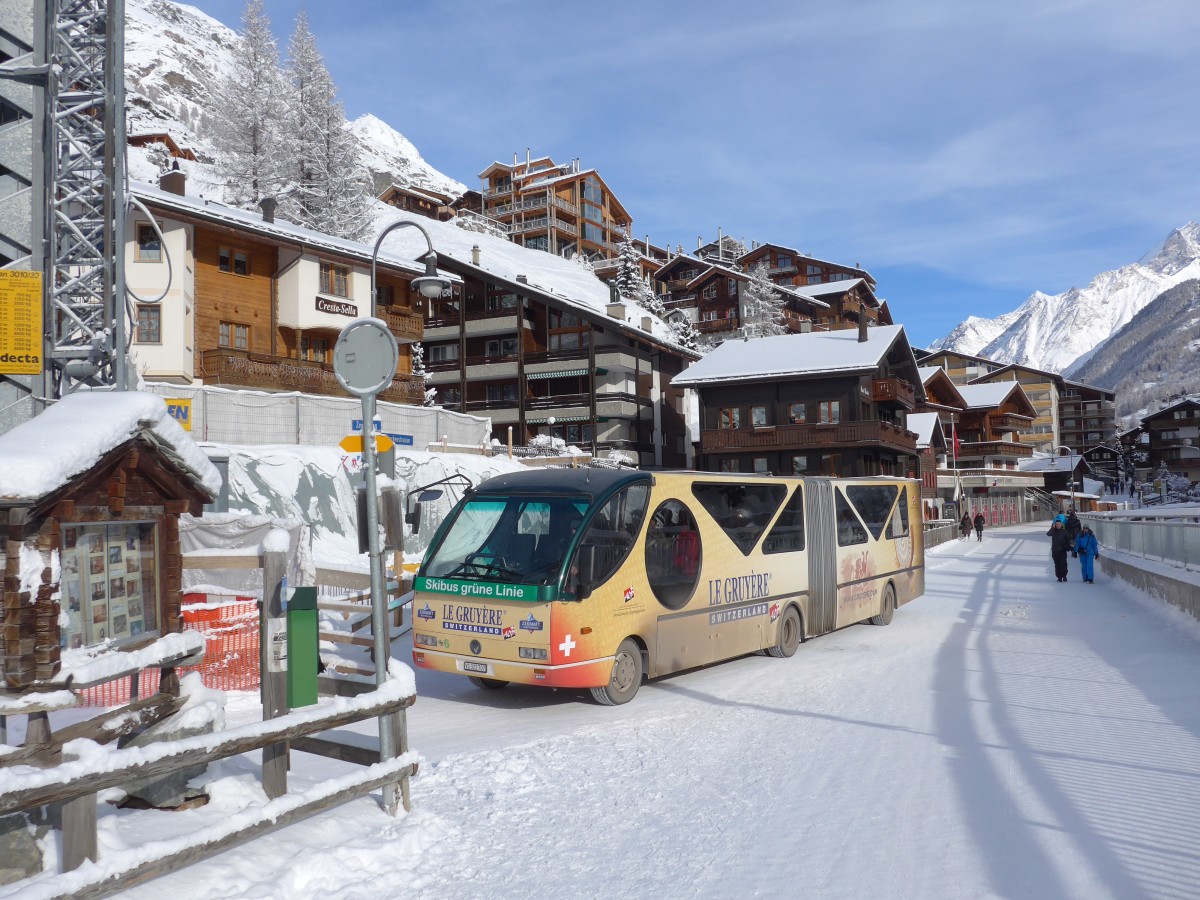 (158'414) - OBZ Zermatt - Nr. 6/VS 322'707 - Vetter (ex Sturm, D-Daaden; ex Dekra-Akademie, D-Stuttgart) am 18. Januar 2015 in Zermatt, Matterhorn glacier paradise