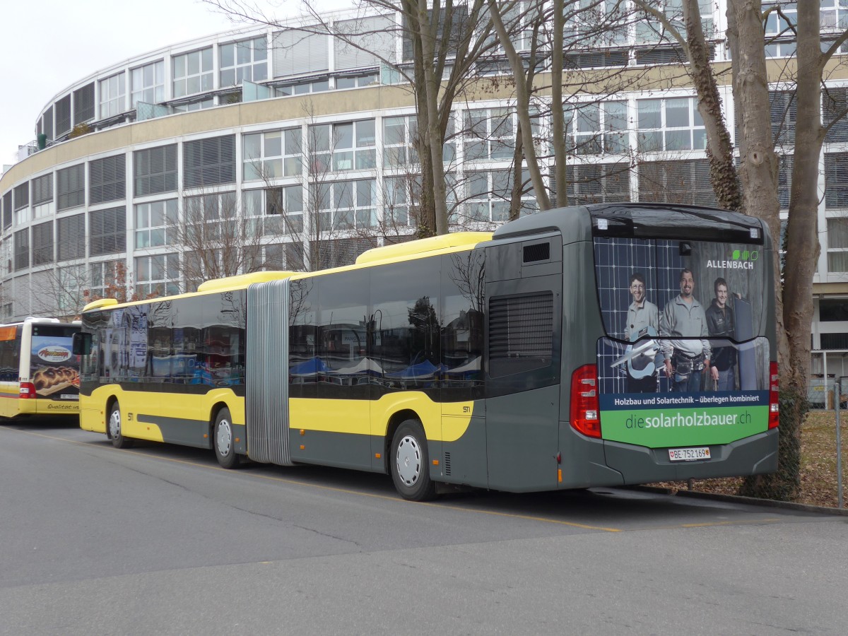 (158'451) - STI Thun - Nr. 169/BE 752'169 - Mercedes am 19. Januar 2015 bei der Schifflndte Thun