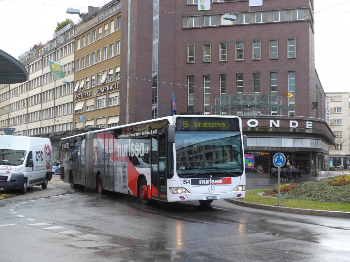 (158'960) - VB Biel - Nr. 154/BE 653'154 - Mercedes am 2. Mrz 2015 in Biel, Guisanplatz