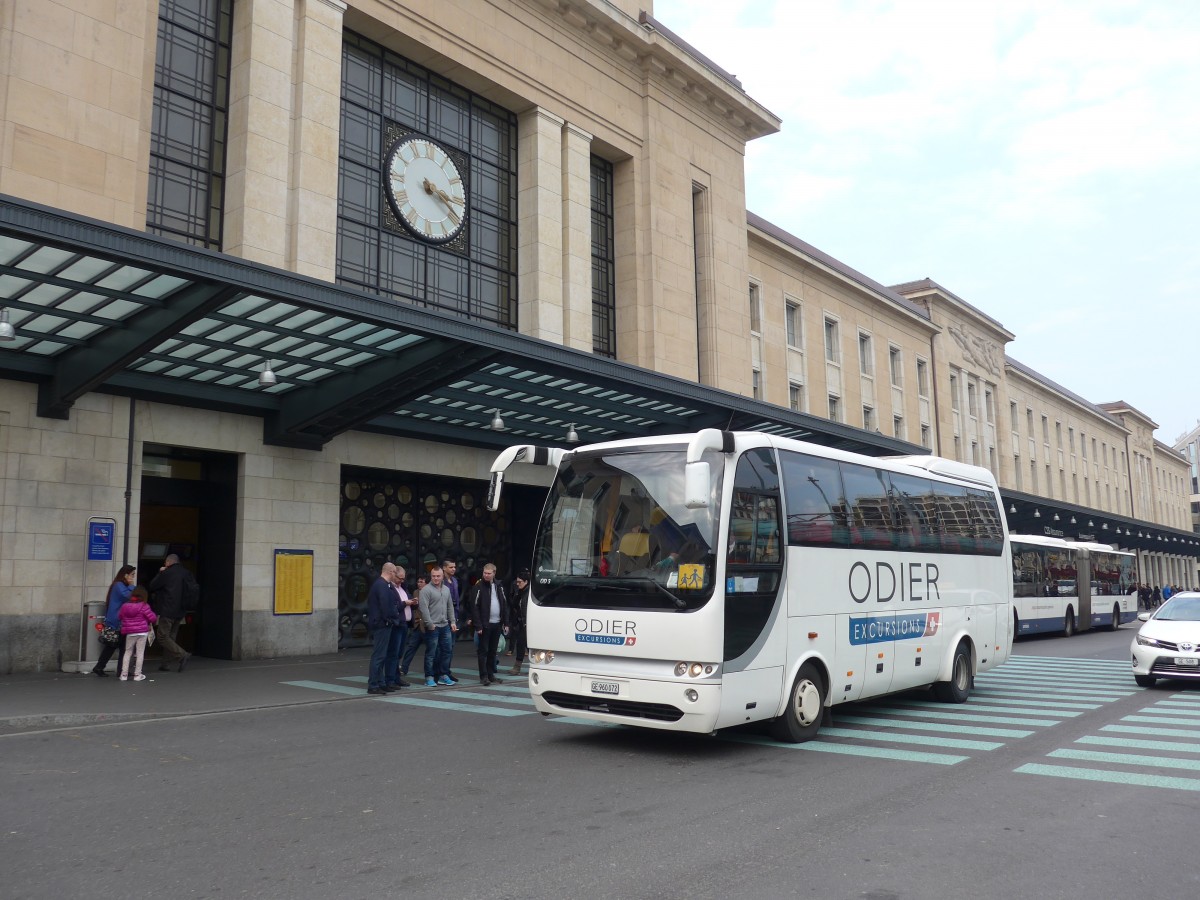 (159'169) - Odier, Genve - Nr. 3/GE 960'072 - Temsa am 14. Mrz 2015 beim Bahnhof Genve