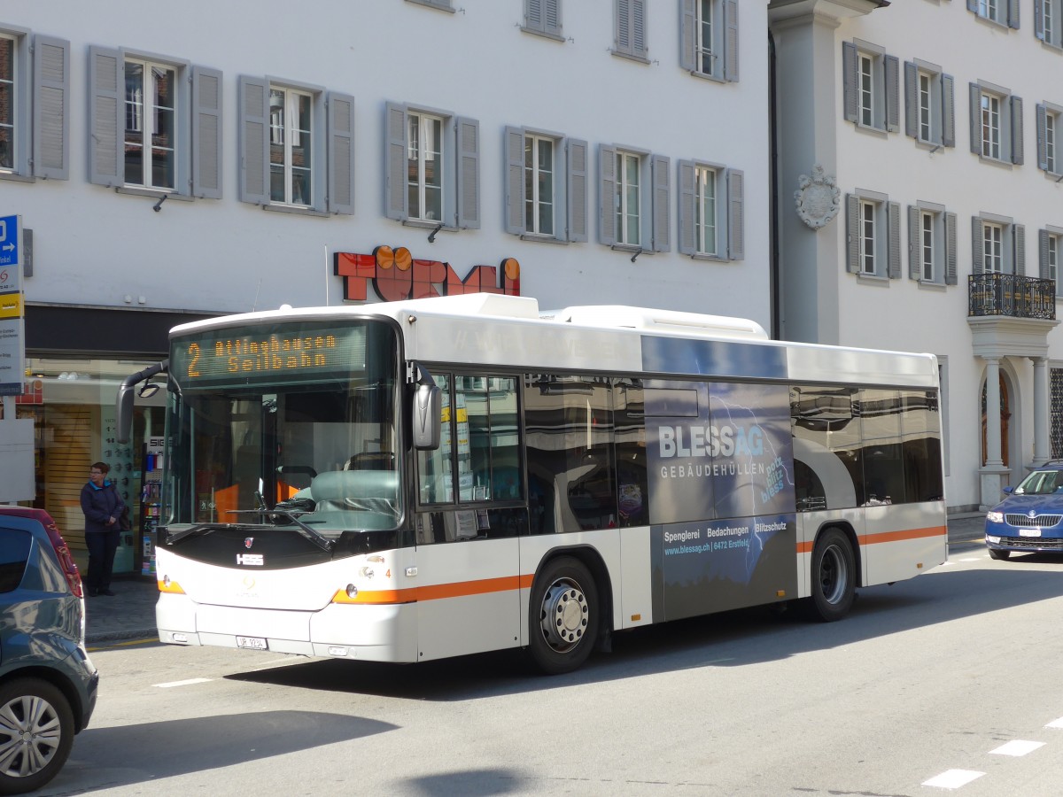 (159'286) - AAGU Altdorf - Nr. 4/UR 9234 - Scania/Hess am 18. Mrz 2015 in Altdorf, Telldenkmal