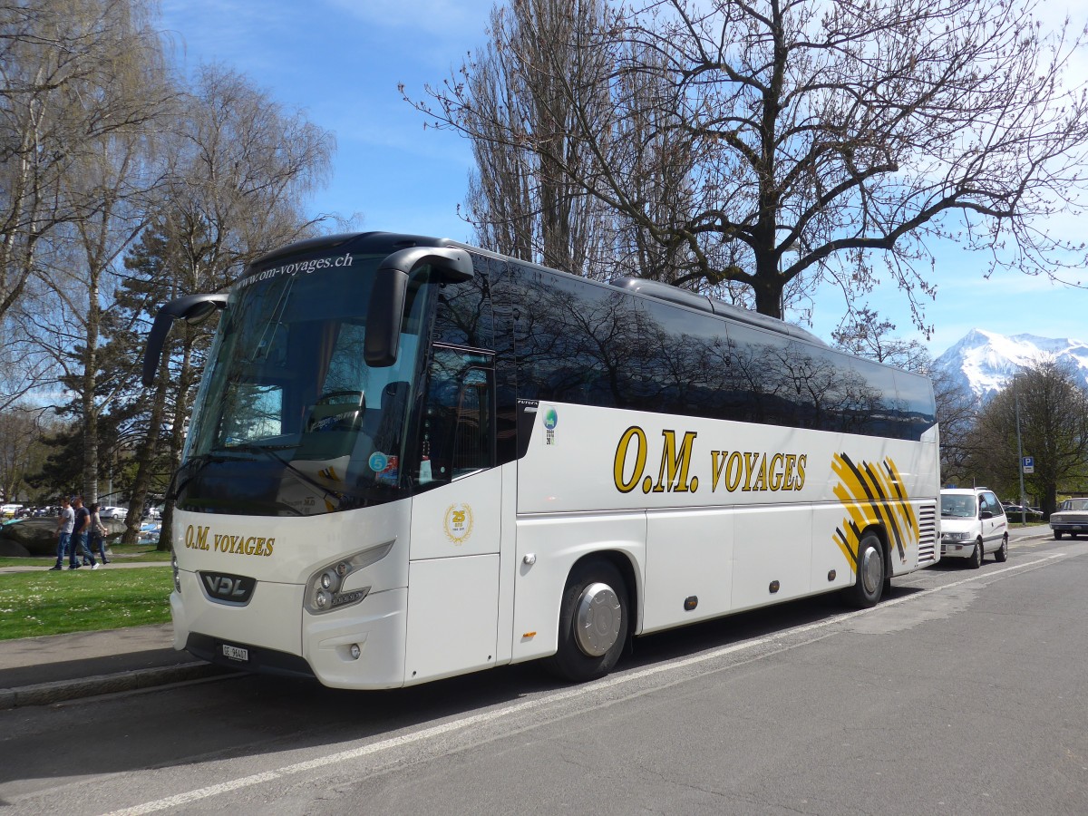 (159'926) - O.M. Voyages, Chtelaine - GE 96'407 - VDL am 12. April 2015 in Thun, Lachen