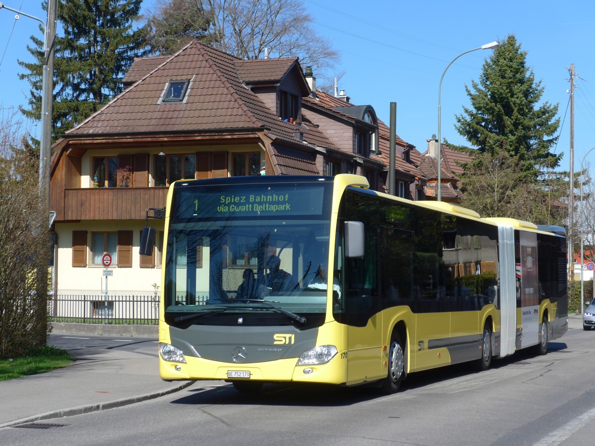 (159'928) - STI Thun - Nr. 170/BE 752'170 - Mercedes am 13. April 2015 in Thun, Scherzligen/Schadau