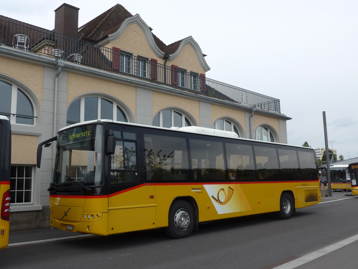 (159'981) - Flck, Brienz - Nr. 4/BE 623'971 - Volvo (ex AVBB Schwanden) am 25. April 2015 beim Bahnhof Spiez