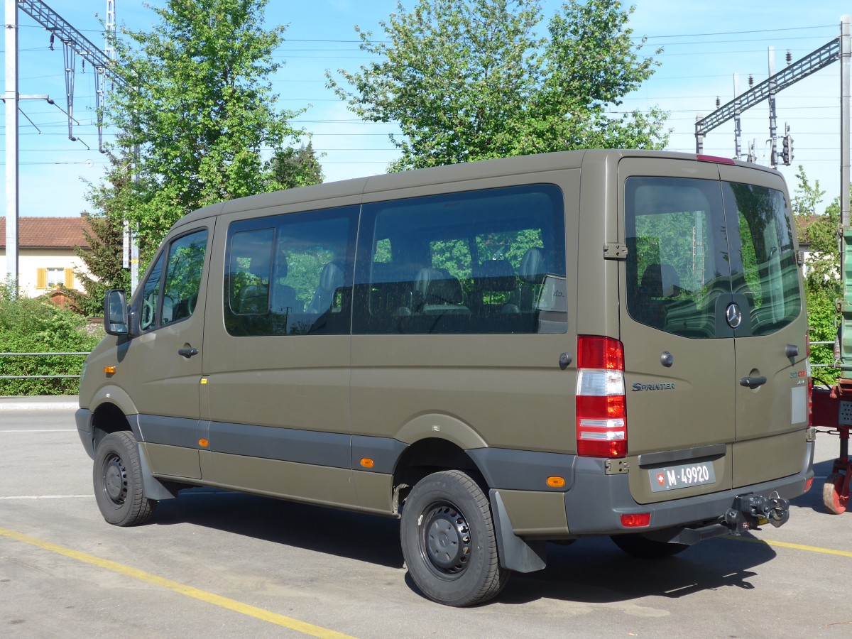 (160'188) - Schweizer Armee - M+49'920 - Mercedes am 8. Mai 2015 in Wil, Larag