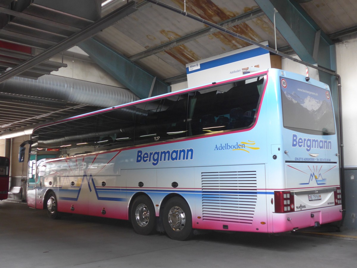 (160'519) - AFA Adelboden - Nr. 21/BE 759'569 - Van Hool (ex Bergmann, Adelboden) am 14. Mai 2015 im Autobahnhof Adelboden