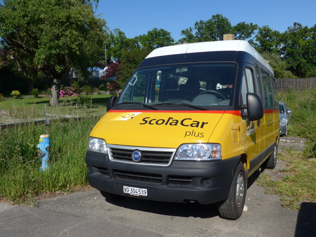 (161'384) - CarPostal Ouest - VD 304'539 - Fiat am 28. Mai 2015 in Cossonay