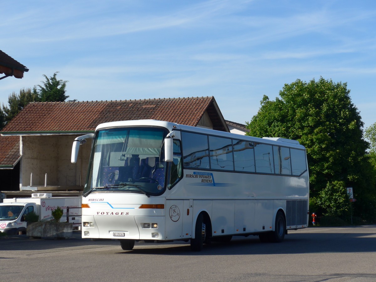 (161'401) - Hirschi, Renens - VD 170'147 - Bova am 28. Mai 2015 beim Bahnhof Moudon