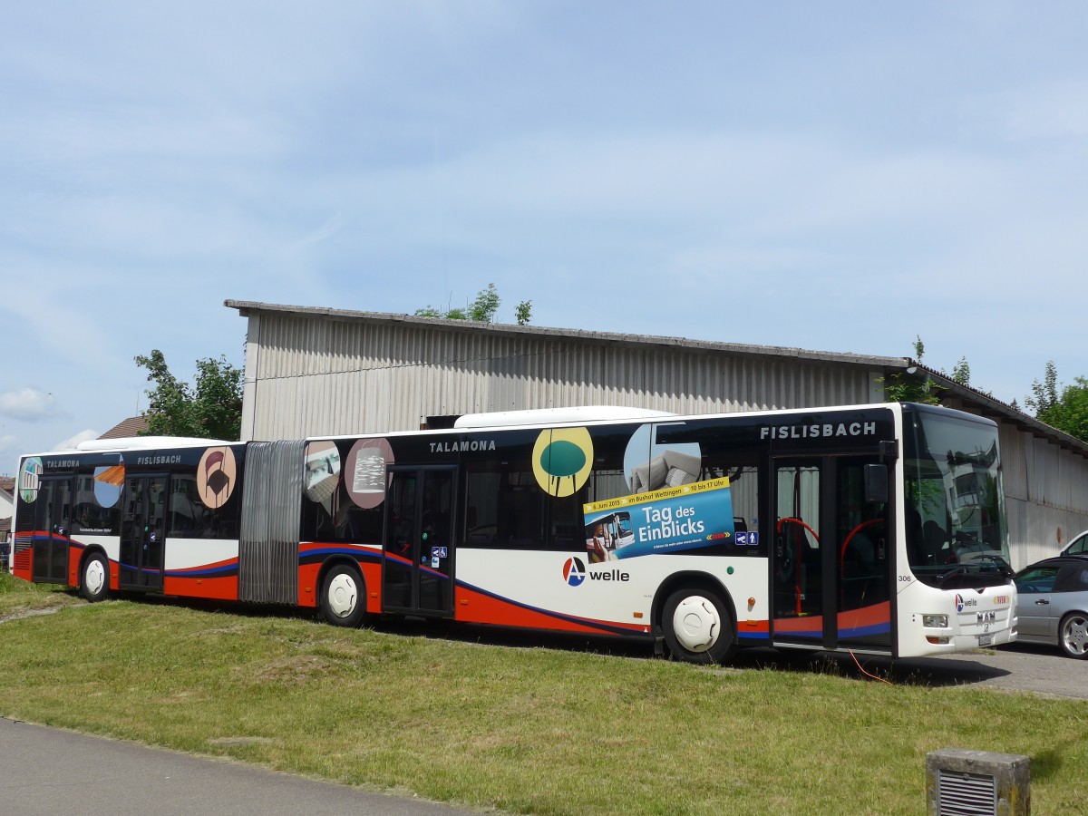 (161'584) - Twerenbold, Baden - Nr. 306/AG 459'046 - MAN am 31. Mai 2015 in Rtihof, Carterminal