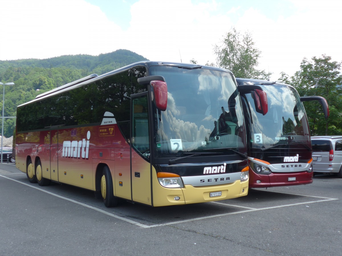 (162'170) - Marti, Kallnach - Nr. 5/BE 572'205 - Setra am 17. Juni 2015 in Thun, Seestrasse