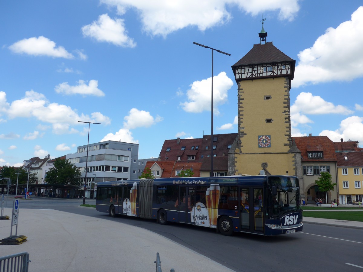 (162'512) - RSV Reutlingen - RT-EW 1031 - Solaris am 24. Juni 2015 in Reutlingen, Stadtmitte