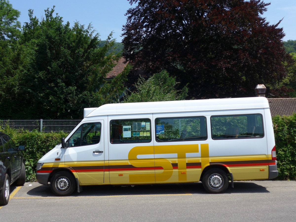 (162'918) - STI Thun - Nr. 1/BE 300'401 - Mercedes am 4. Juli 2015 bei der Schifflndte Thun