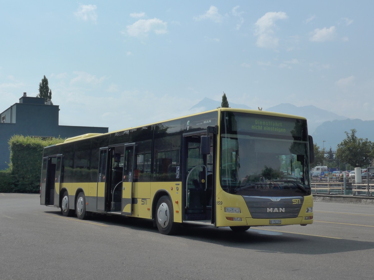 (162'933) - STI Thun - Nr. 159/BE 752'159 - MAN am 6. Juli 2015 bei der Schifflndte Thun