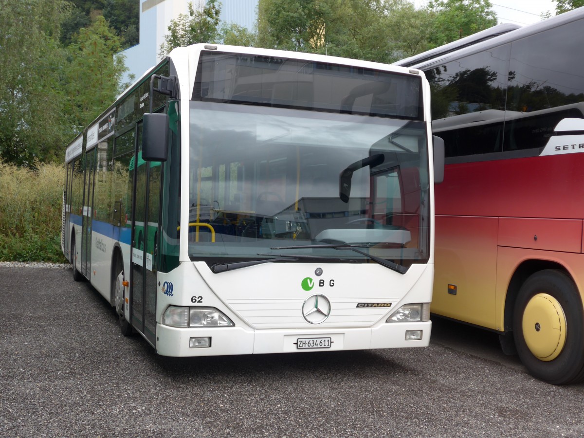 (163'342) - Welti-Furrer, Bassersdorf - Nr. 62/ZH 634'611 - Mercedes (ex Frhlich, Zrich Nr. 611) am 15. August 2015 in Kloten, EvoBus