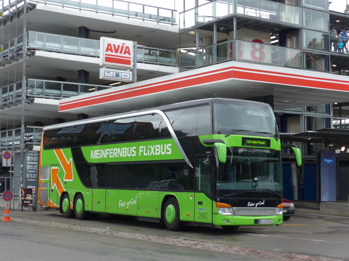 (163'449) - Aus Deutschland: Albus, Mnchen - Nr. M8062/M-EU 8062 - Setra am 15. August 2015 in Zrich, Sihlquai