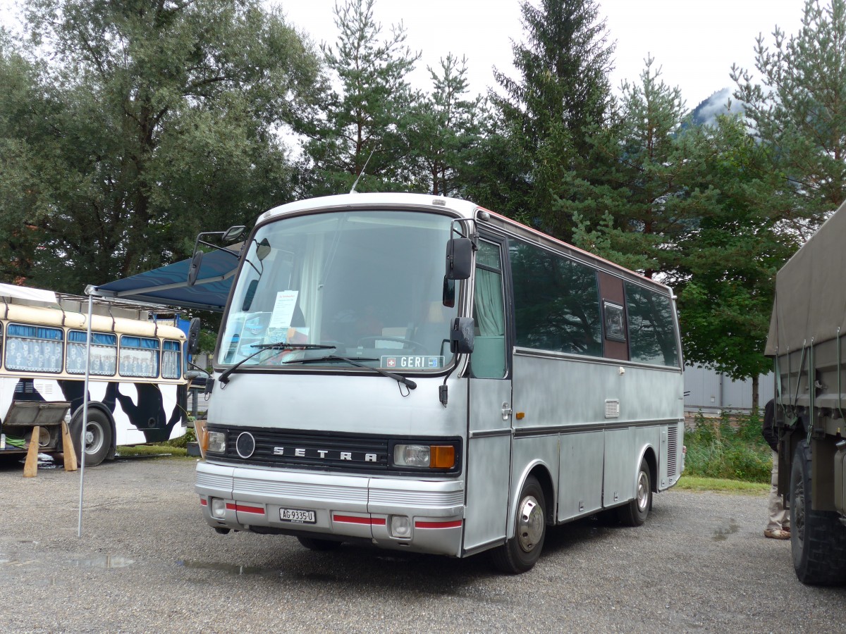 (163'529) - Aus der Schweiz: Leutwyler, Drrensch - AG 9335 U - Setra (ex Zihlmann, Zrich) am 16. August 2015 in Schaan, Wohnbustreffen