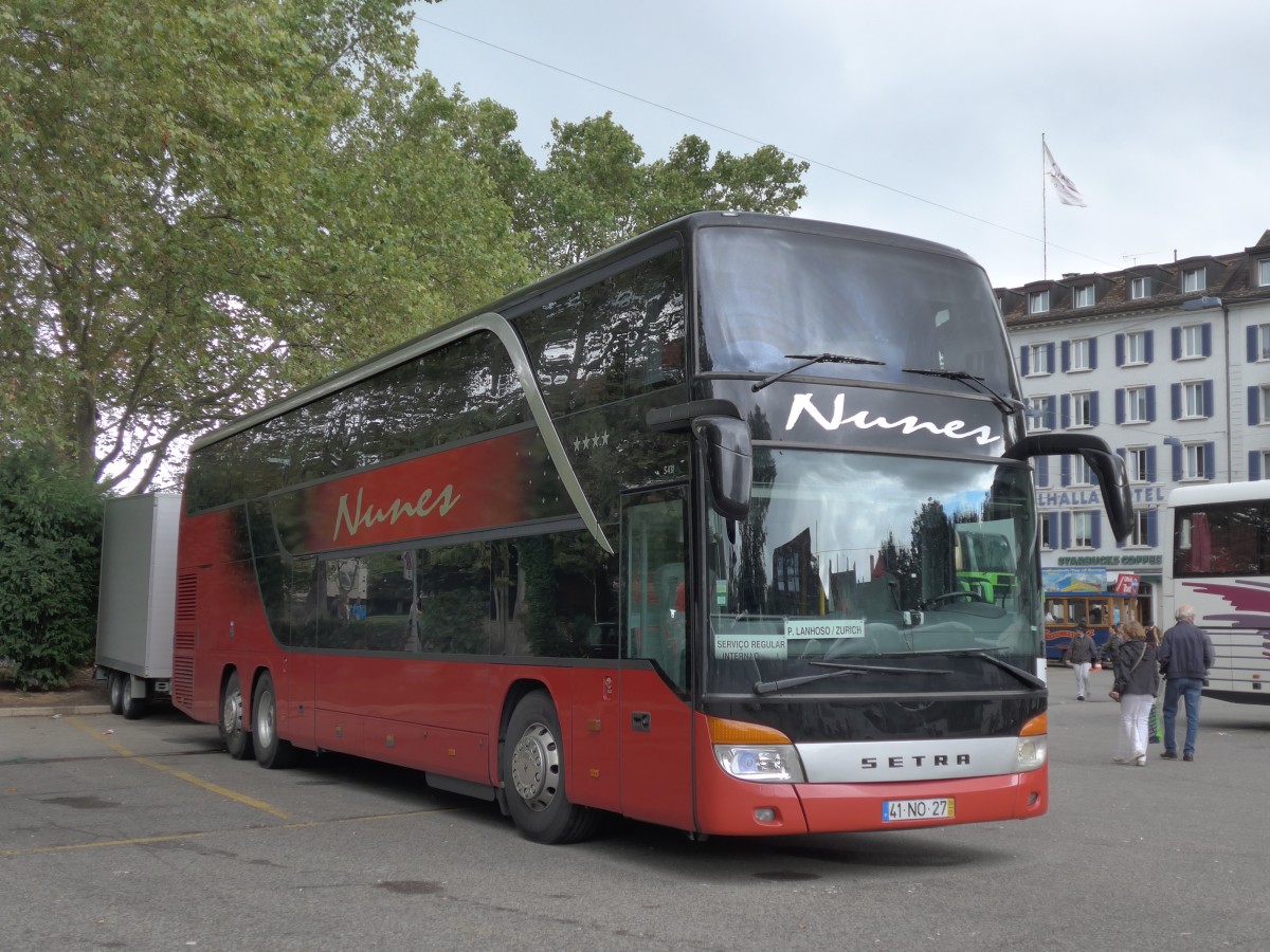 (163'614) - Aus Portugal: Nunes, Pvoa de Lanhoso - Nr. 78/41-NO-27 - Setra am 16. August 2015 in Zrich, Sihlquai