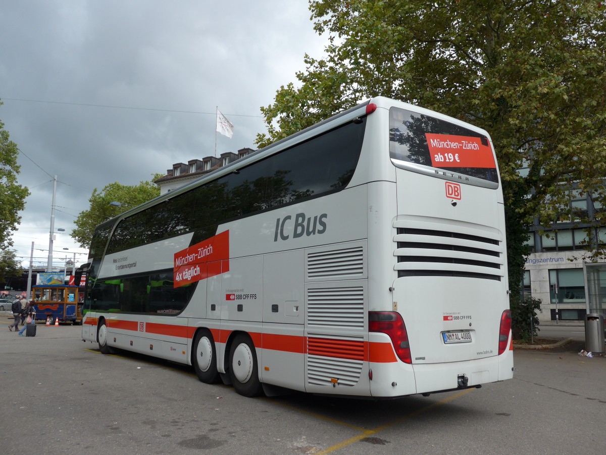 (163'628) - Aus Deutschland: Arzt, Neumarkt - NM-AL 4000 - Setra am 16. August 2015 in Zrich, Sihlquai