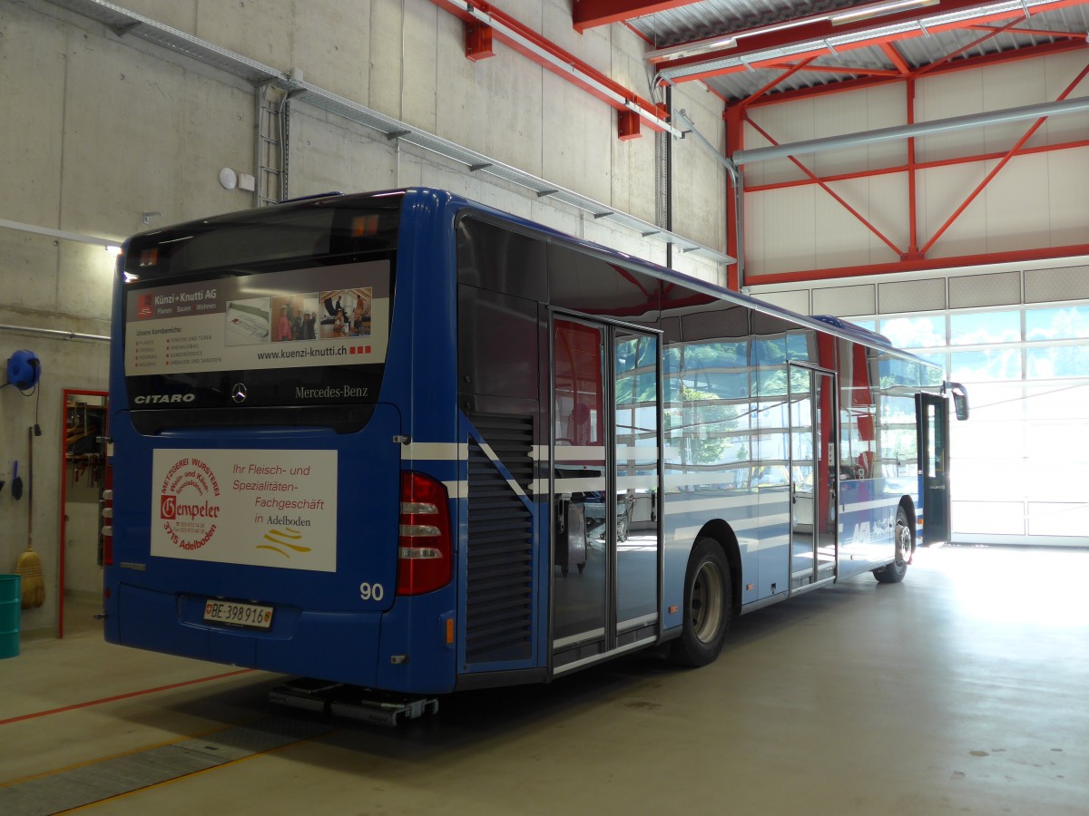 (163'667) - AFA Adelboden - Nr. 90/BE 398'916 - Mercedes am 20. August 2015 in Frutigen, Garage