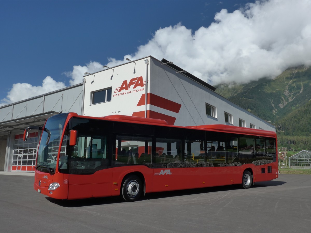 (163'670) - AFA Adelboden - Nr. 28/BE 43'089 - Mercedes am 20. August 2015 in Frutigen, Garage