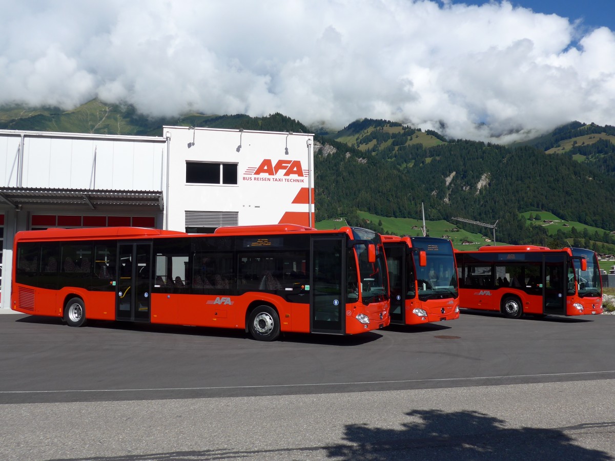 (163'684) - AFA Adelboden - Nr. 95 - Mercedes am 20. August 2015 in Frutigen, Garage