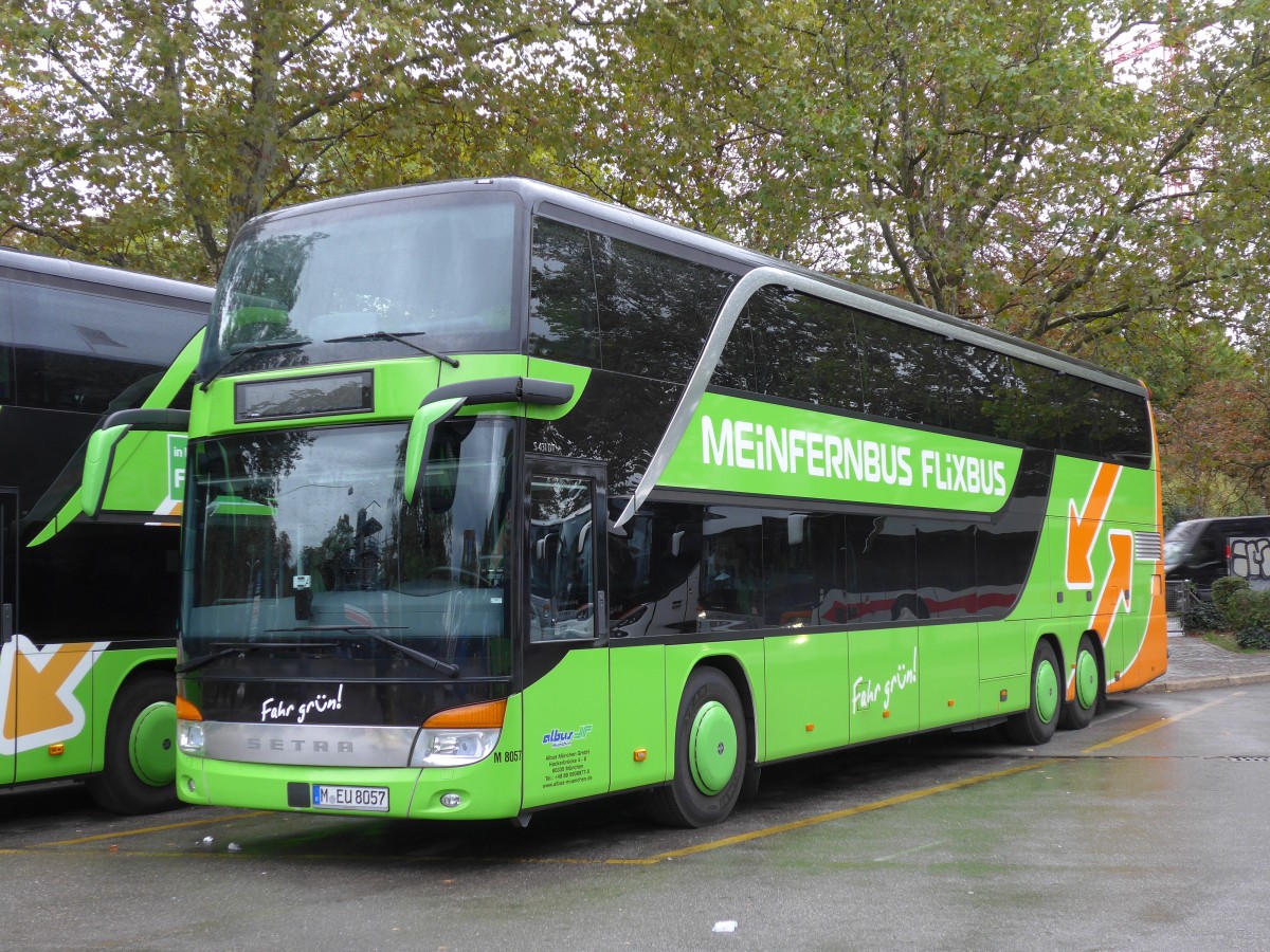 (164'942) - Aus Deutschland: Albus, Mnchen - Nr. M8057/M-EU 8057 - Setra am 17. September 2015 in Zrich, Sihlquai