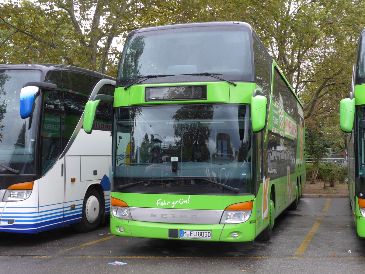 (164'944) - Aus Deutschland: Albus, Mnchen - Nr. M8050/M-EU 8050 - Setra am 17. September 2015 in Zrich, Sihlquai