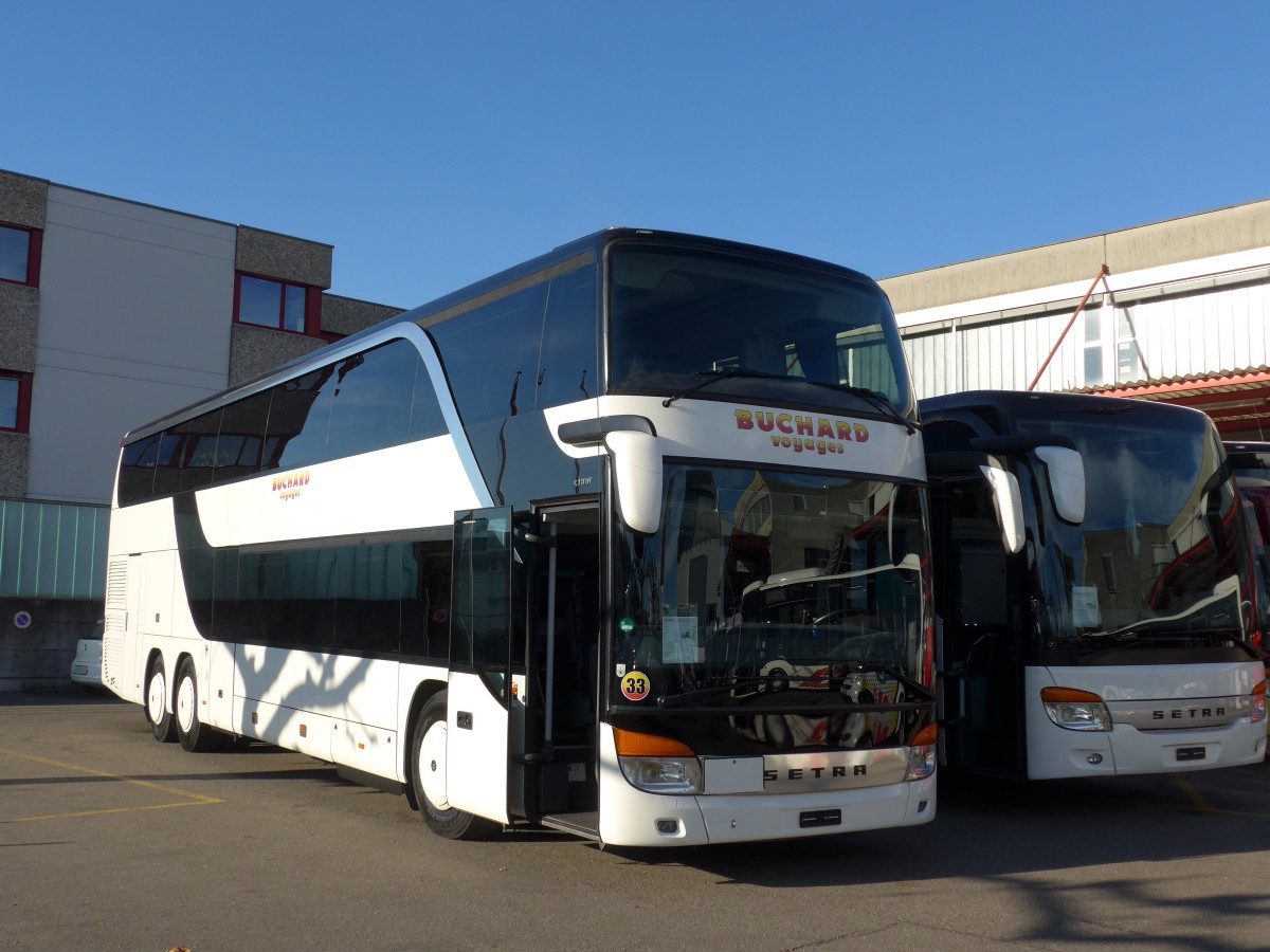 (166'531) - Buchard, Leytron - Nr. 33 - Setra am 6. November 2015 in Kloten, EvoBus