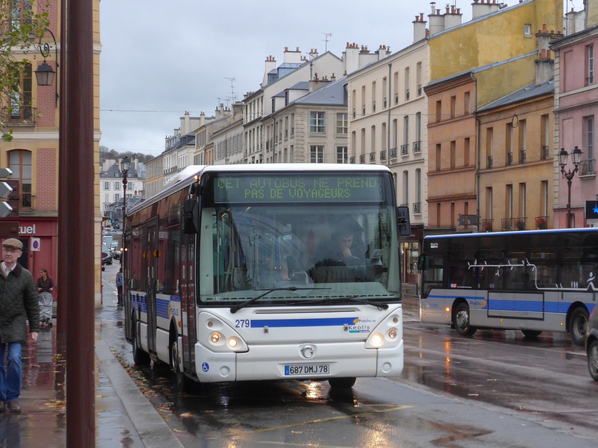 (167'234) - Keolis, Versailles - Nr. 279/687 DMJ 78 - Irisbus am 17. November 2015 in Versailles, Gare Rive Gauche