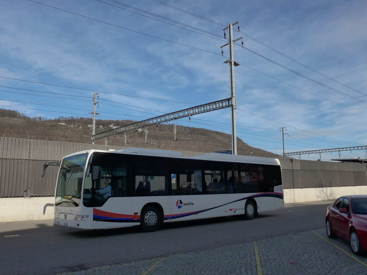 (167'410) - Limmat Bus, Dietikon - AG 370'318 - Mercedes (ex BDWM Bremgarten Nr. 18) am 19. November 2015 beim Bahnhof Rothrist