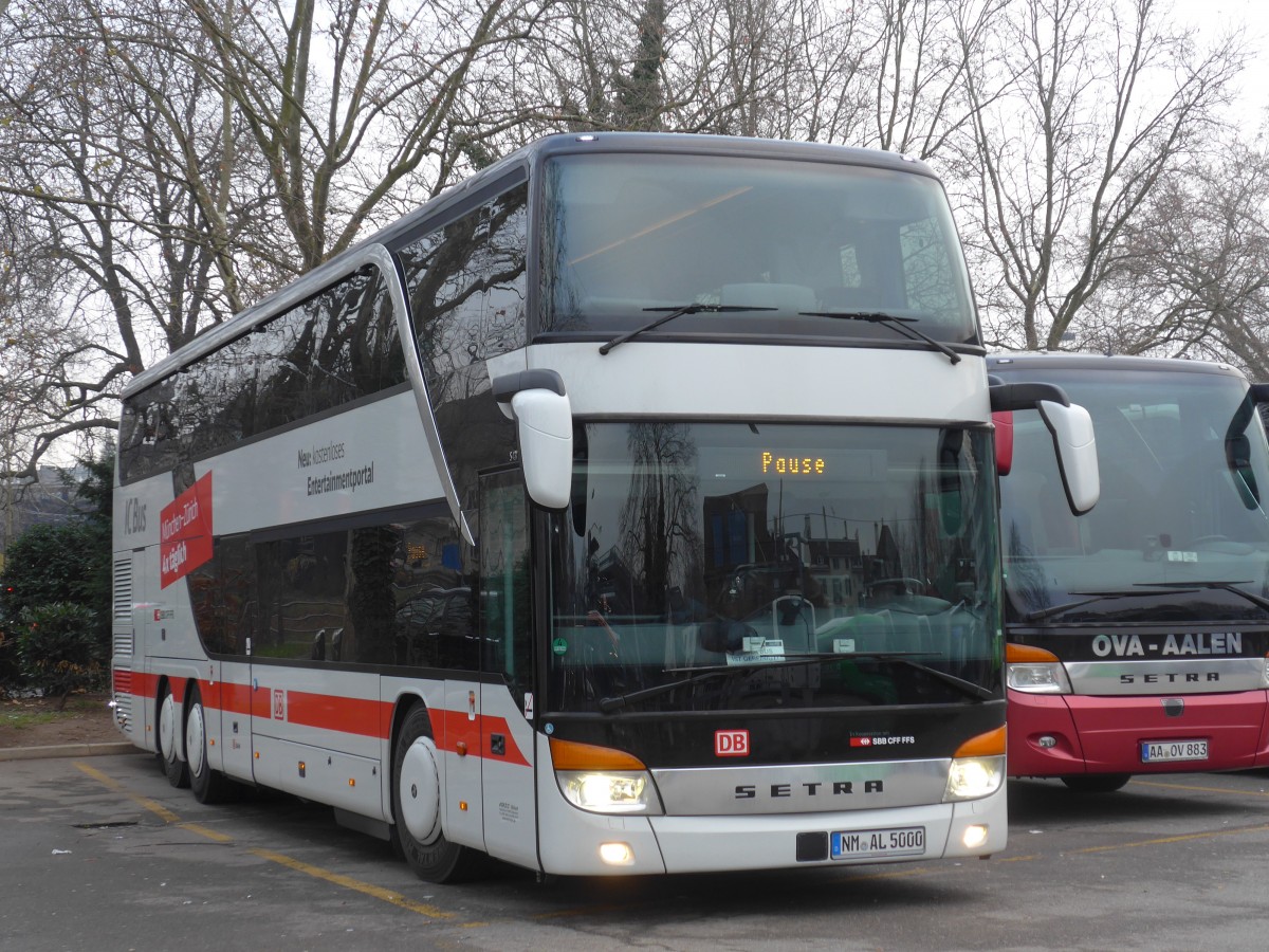 (167'674) - Aus Deutschland: Arzt, Neumarkt - NM-AL 5000 - Setra am 5. Dezember 2015 in Zrich, Sihlquai