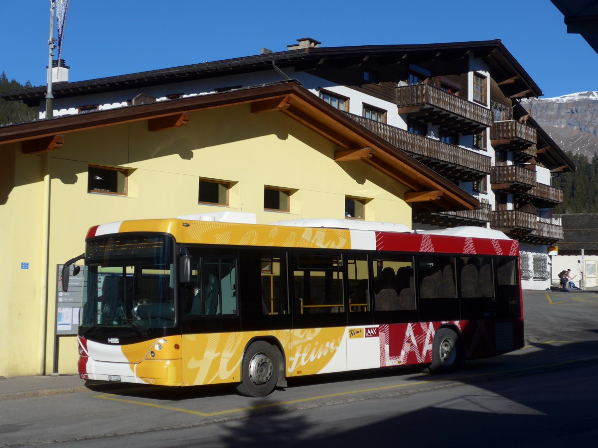 (167'992) - Stuppan, Flims - GR 11'334 - Scania/Hess am 26. Dezember 2015 in Laax, Post