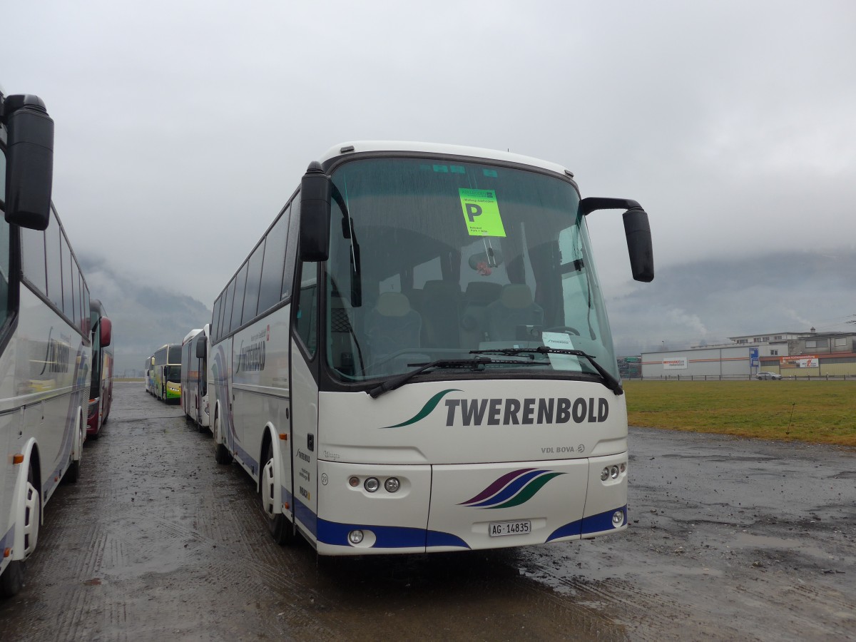 (168'323) - Twerenbold, Baden - Nr. 29/AG 14'835 - Bova am 9. Januar 2016 in Frutigen, Flugplatz