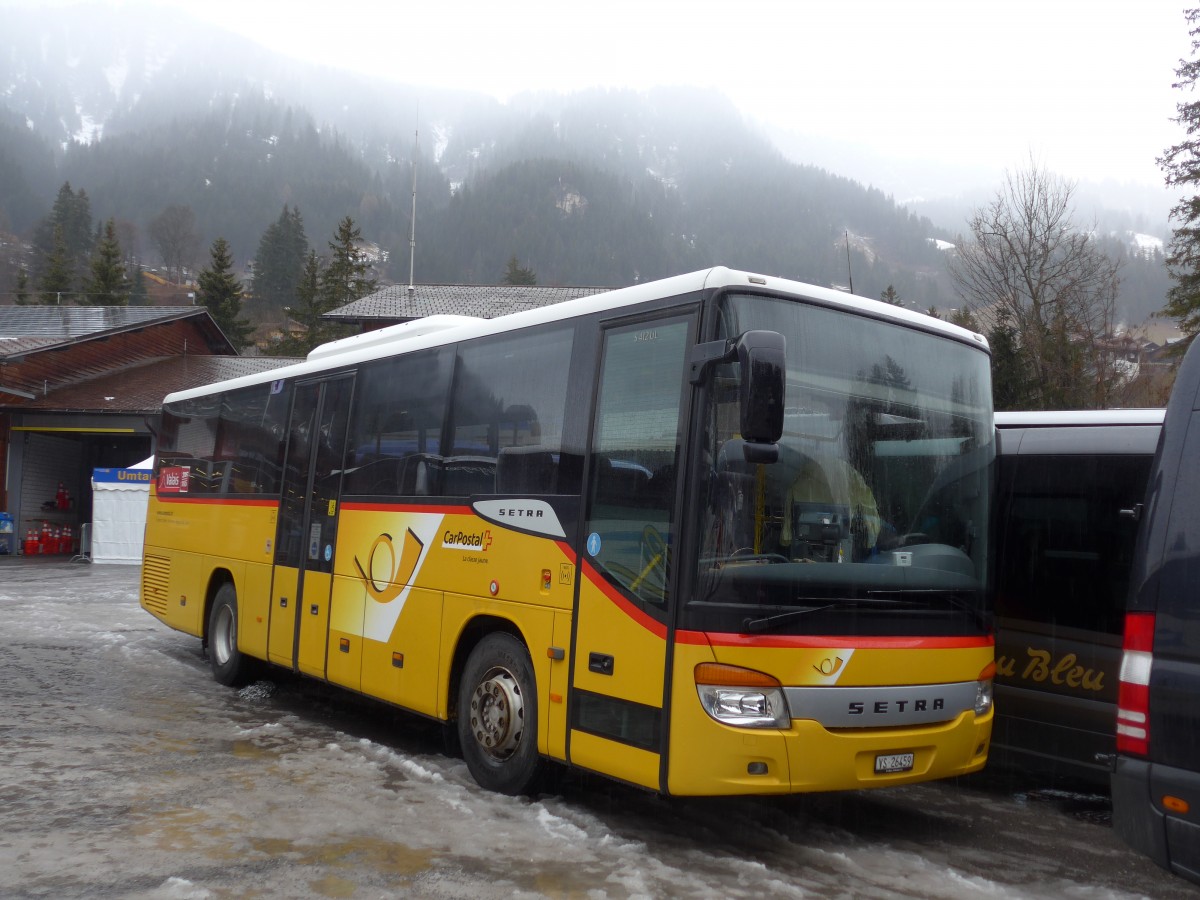 (168'360) - TSAR, Sierre - VS 26'469 - Setra (ex Epiney, Ayer) am 9. Januar 2016 in Adelboden, ASB