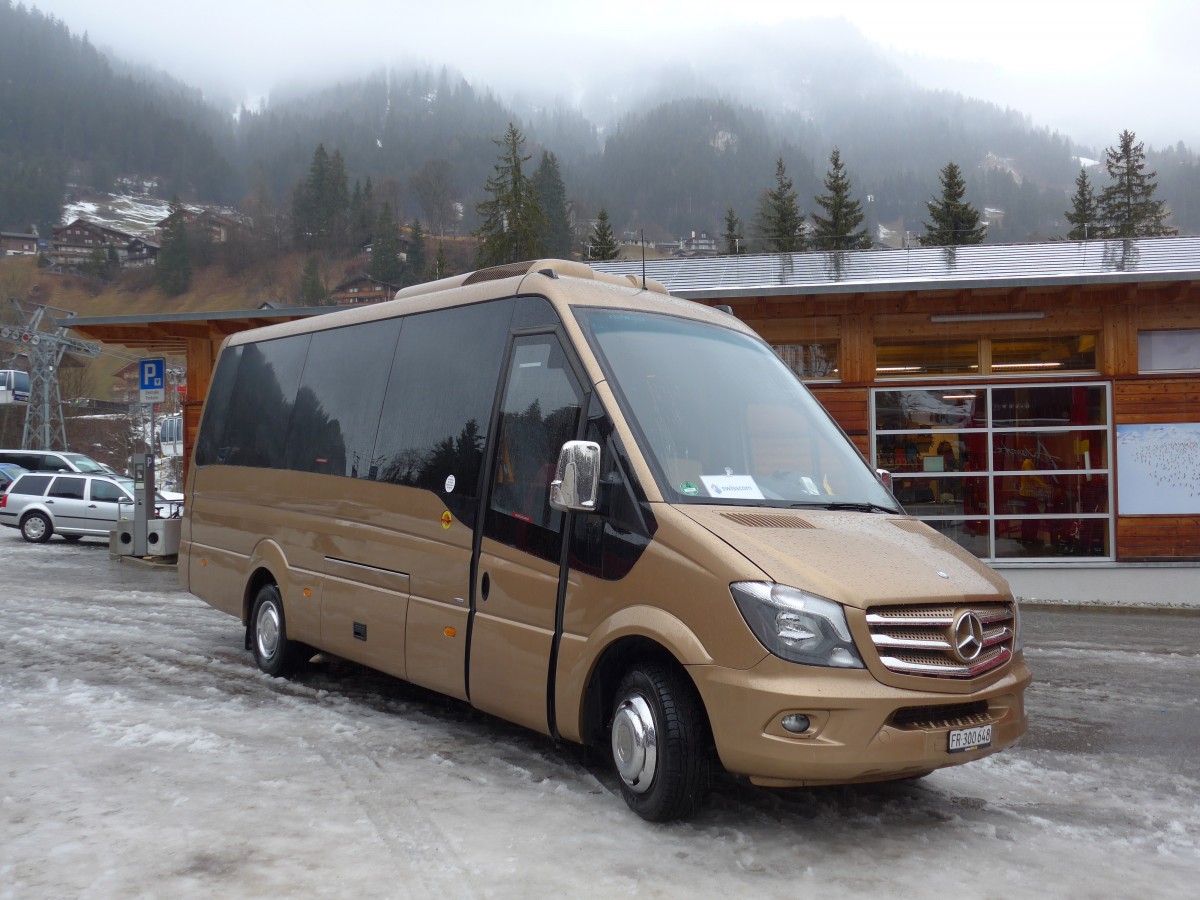 (168'382) - Busmiete, Mnchenstein - FR 300'648 - Mercedes am 9. Januar 2016 in Adelboden, ASB