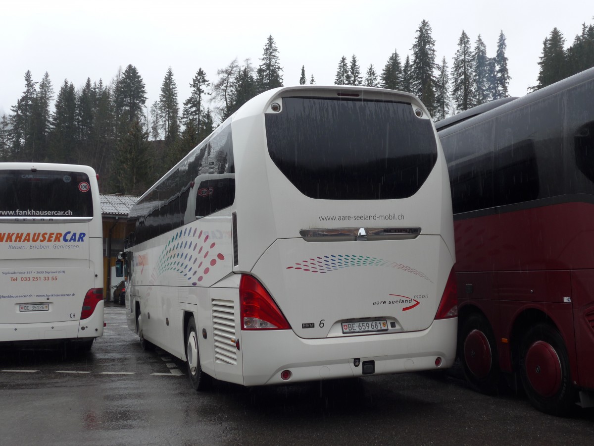 (168'392) - ASm Langenthal - Nr. 6/BE 659'681 - Neoplan am 9. Januar 2016 in Adelboden, Mineralquelle